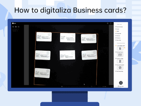 What is the Best Option to Digitalize Business Cards?