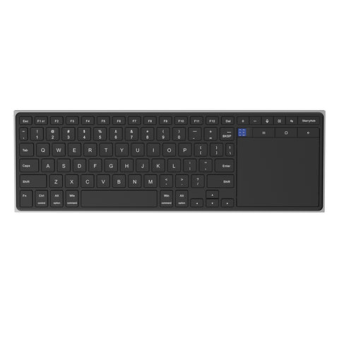 CZUR Wireless Bluetooth Touchpad Keyboard - Ultra Slim, Rechargeable, Silent