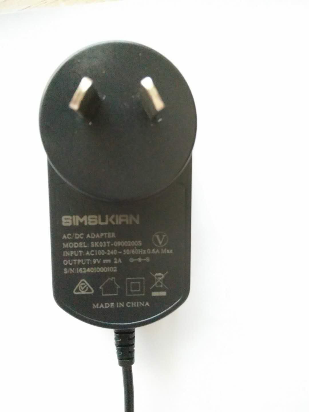 Power Adapter & USB