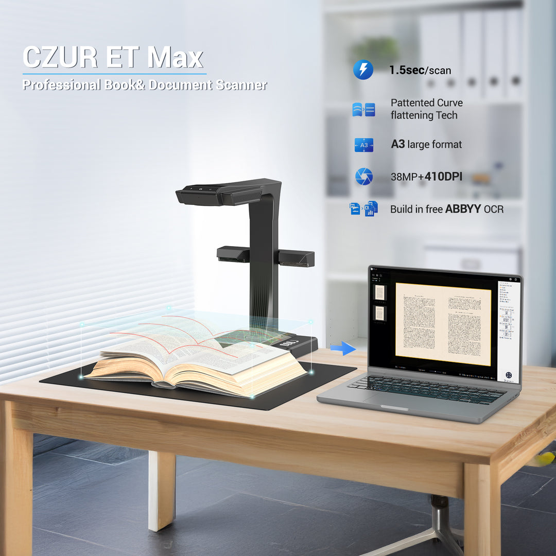 CZUR Professional Series | CZUR ET Book Scanner– CZUR TECH