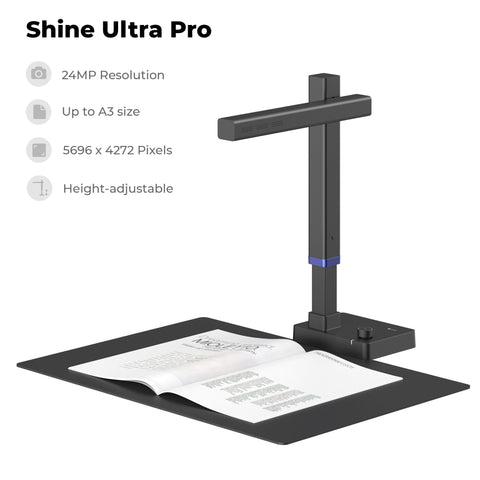 Shine Ultra Series Scanner- 24MP Resolution - CZUR TECH